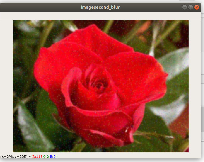 Result of Gaussian Blur with cv2.GaussianBlur()