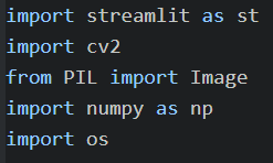 Import Streamlit and Python Libraries for Machine Learning Web App
