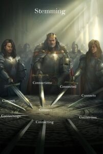Stemming in Python NLTK