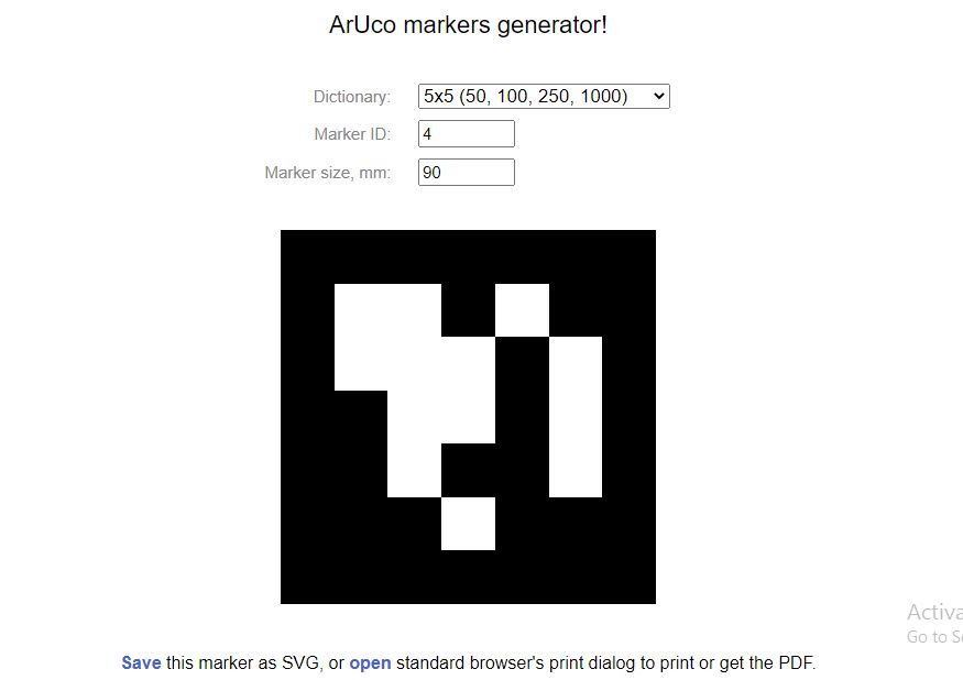 Aruco Marker Generation