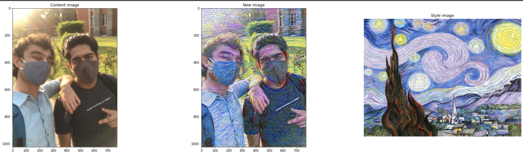 Neural style transfer