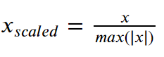 Sklearn Feature Scaling with MaxAbsScaler