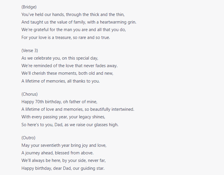 Chat GPT-4 Example - Song Lyrics -2(1)