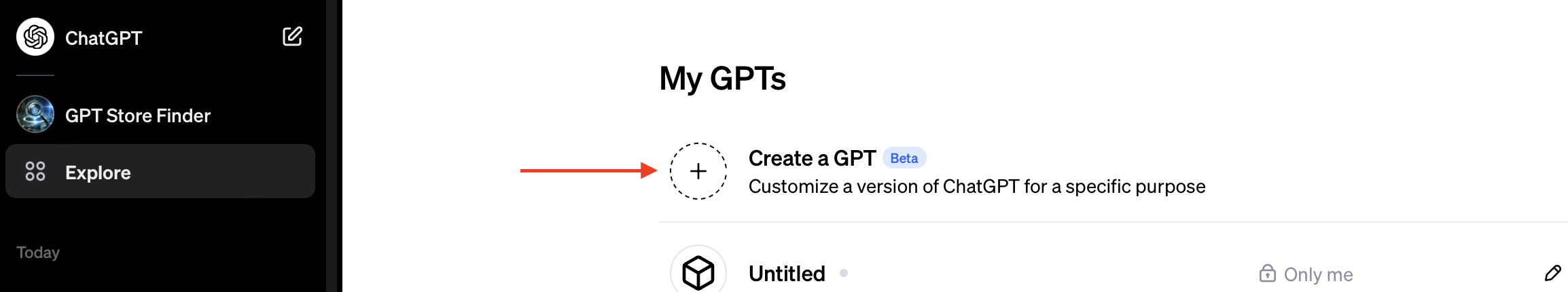 How to access GPT Builder