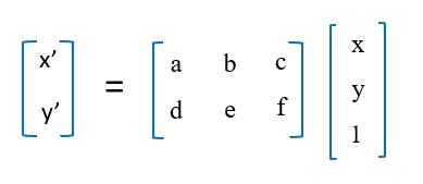 Affine Transformation Formula